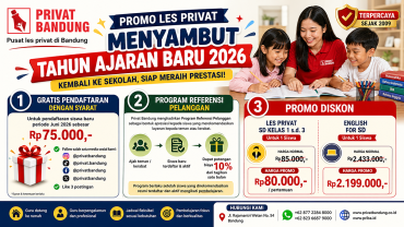 Promo Les Privat Menyambut Tahun Ajaran Baru 2026: Kembali ke Sekolah Bersama Privat Bandung